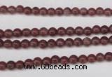 CBQ200 15.5 inches 4mm round strawberry quartz beads wholesale