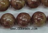 CBQ207 15.5 inches 18mm round strawberry quartz beads wholesale