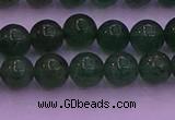 CBQ422 15.5 inches 7mm round green strawberry quartz beads