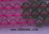 CBQ428 15.5 inches 7mm round mixed strawberry quartz beads