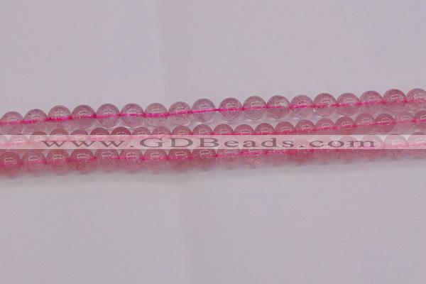 CBQ482 15.5 inches 8mm round strawberry quartz beads wholesale