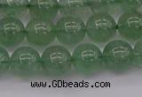 CBQ492 15.5 inches 8mm round green strawberry quartz beads