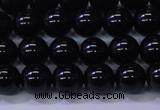 CBQ501 15.5 inches 6mm round natural black quartz beads