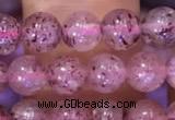 CBQ551 15.5 inches 6mm round strawberry quartz beads wholesale