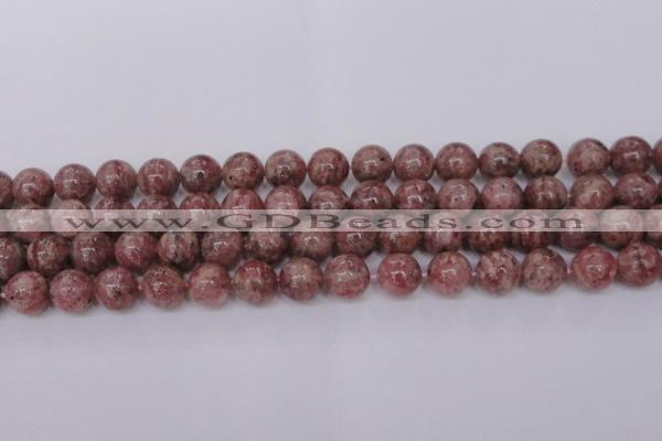 CBQ604 15.5 inches 12mm round natural strawberry quartz beads