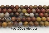 CBQ743 15.5 inches 12mm round red moss agate gemstone beads wholesale