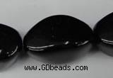 CBS222 15.5 inches 19*30mm nuggets blackstone beads wholesale