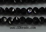 CBS528 15.5 inches 2.5*4mm lantern-shaped natural black spinel beads