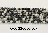 CBW171 15.5 inches 6mm round black & white jasper gemstone beads wholesale