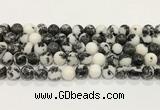 CBW173 15.5 inches 10mm round black & white jasper gemstone beads wholesale