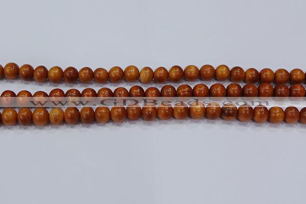 CBW502 15.5 inches 8mm round bayong wood beads wholesale