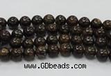 CBZ100 15.5 inches 4mm round bronzite gemstone beads