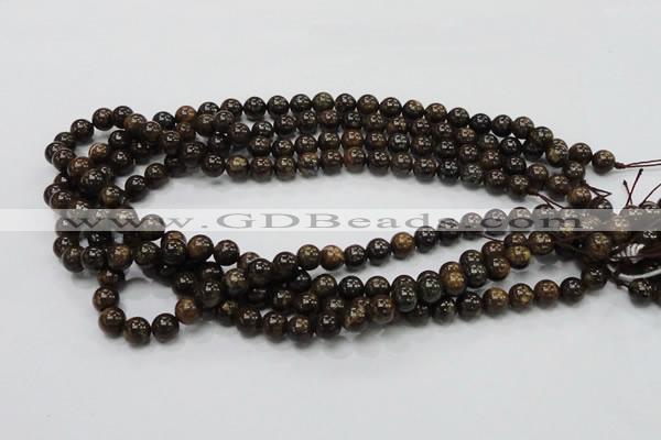 CBZ101 15.5 inches 6mm round bronzite gemstone beads