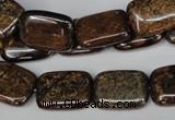 CBZ237 15.5 inches 13*18mm rectangle bronzite gemstone beads