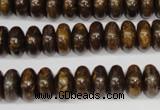 CBZ401 15.5 inches 6*10mm rondelle bronzite gemstone beads