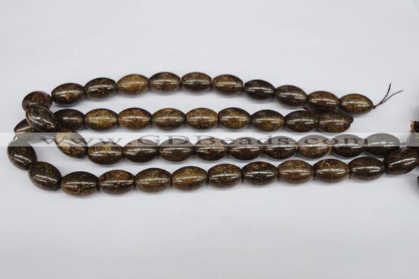 CBZ409 15.5 inches 13*18mm rice bronzite gemstone beads