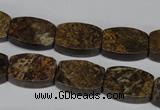 CBZ427 15.5 inches 12*16mm flat drum bronzite gemstone beads