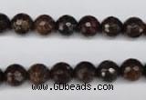 CBZ94 15.5 inches 8mm faceted round bronzite gemstone beads