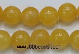 CCA15 15.5 inches 16mm round yellow calcite gemstone beads wholesale