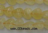 CCA22 15.5 inches 8*8mm heart calcite gemstone beads wholesale