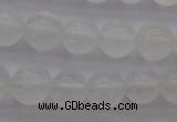 CCA353 15.5 inches 8mm round white calcite beads wholesale