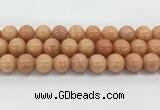 CCA518 15.5 inches 14mm round peach calcite gemstone beads wholesale