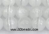 CCA528 15 inches 8mm round white calcite beads wholesale