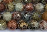 CCB1251 15 inches 6mm faceted round gemstone beads