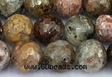 CCB1252 15 inches 8mm faceted round gemstone beads