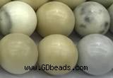 CCB1298 15 inches 12mm round ivory jasper beads