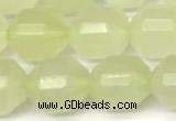 CCB1420 15 inches 9mm - 10mm faceted New jade beads