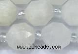 CCB1451 15 inches 9mm - 10mm faceted white moonstone beads