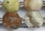 CCB1512 15 inches 9mm - 10mm faceted gemstone beads