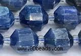 CCB1516 15 inches 9mm - 10mm faceted kyanite beads