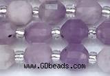 CCB1567 15 inches 5mm - 6mm faceted purple kunzite beads