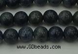 CCB451 15.5 inches 6mm round blue coral beads wholesale