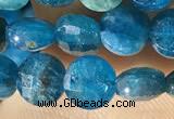 CCB615 15.5 inches 6mm faceted coin natural apatite gemstone beads