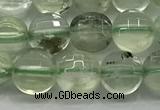 CCB702 15.5 inches 6mm faceted coin prehnite gemstone beads