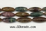 CCB782 15.5 inches 15*38mm - 16*40mm rice ocean agate beads