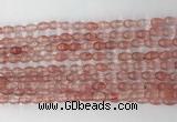 CCB801 15.5 inches 4*6mm rice cherry quartz gemstone beads wholesale