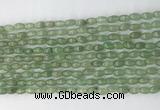 CCB805 15.5 inches 4*6mm rice green aventurine gemstone beads wholesale