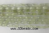 CCB817 15.5 inches 5*12mm rice New jade gemstone beads wholesale