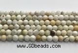 CCB820 15.5 inches 8mm round ivory jasper gemstone beads wholesale