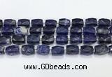 CCB889 11*15mm-12*16mm faceted cuboid sodalite beads wholesale