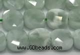 CCB905 15.5 inches 8*8mm faceted square angel skin beads