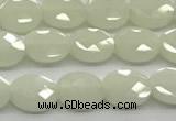 CCB919 15.5 inches 6*8mm faceted oval luminous beads