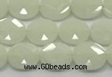 CCB933 15.5 inches 8*10mm faceted oval luminous beads