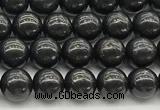 CCB964 15 inches 4mm round shungite gemstone beads wholesale