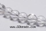 CCC02 15 inches 8mm round white crystal beads Wholesale