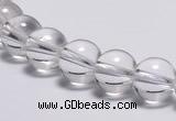 CCC03 15 inches 10mm round white crystal beads Wholesale